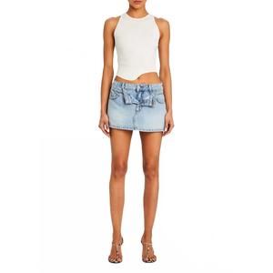 NEW PISTOLA kat denim skirt in blue